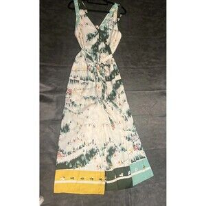 Tiny Wide Leg Jumper Ski Lodge Print Y2k Boho Md NWT